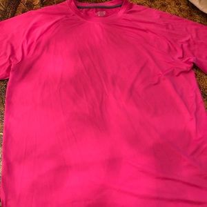 BCG Tru-Wick Fushia Work-Out Shirt for Men